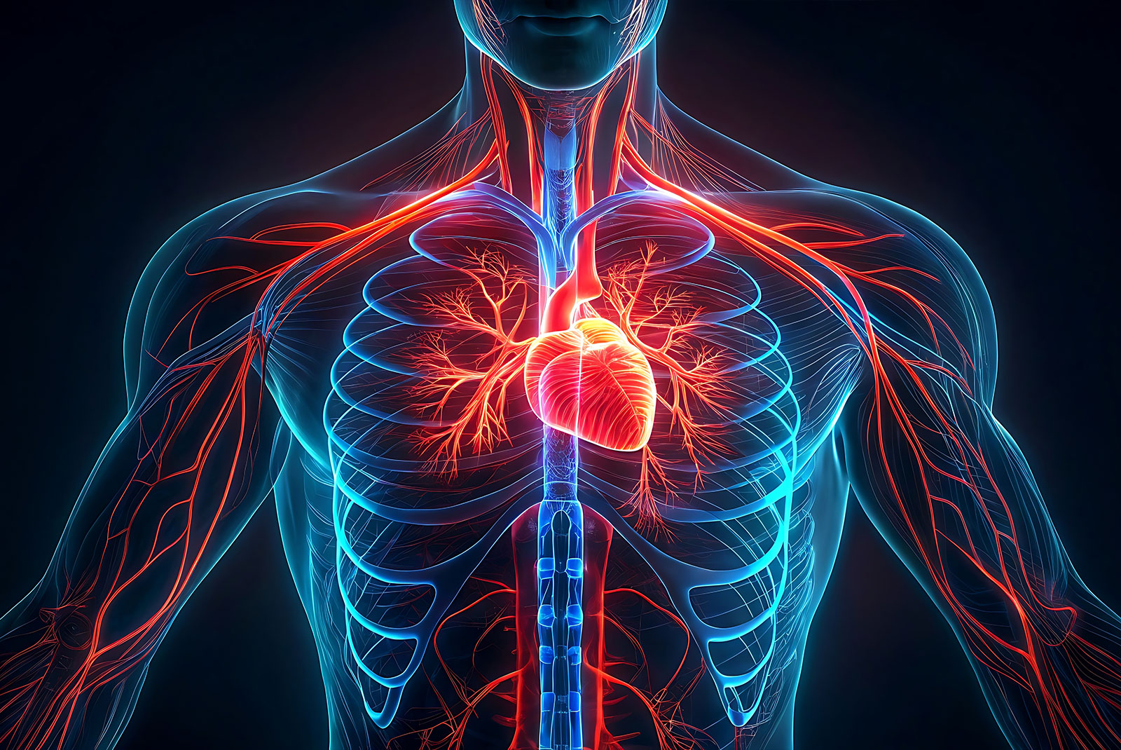 illustrated system of the human body